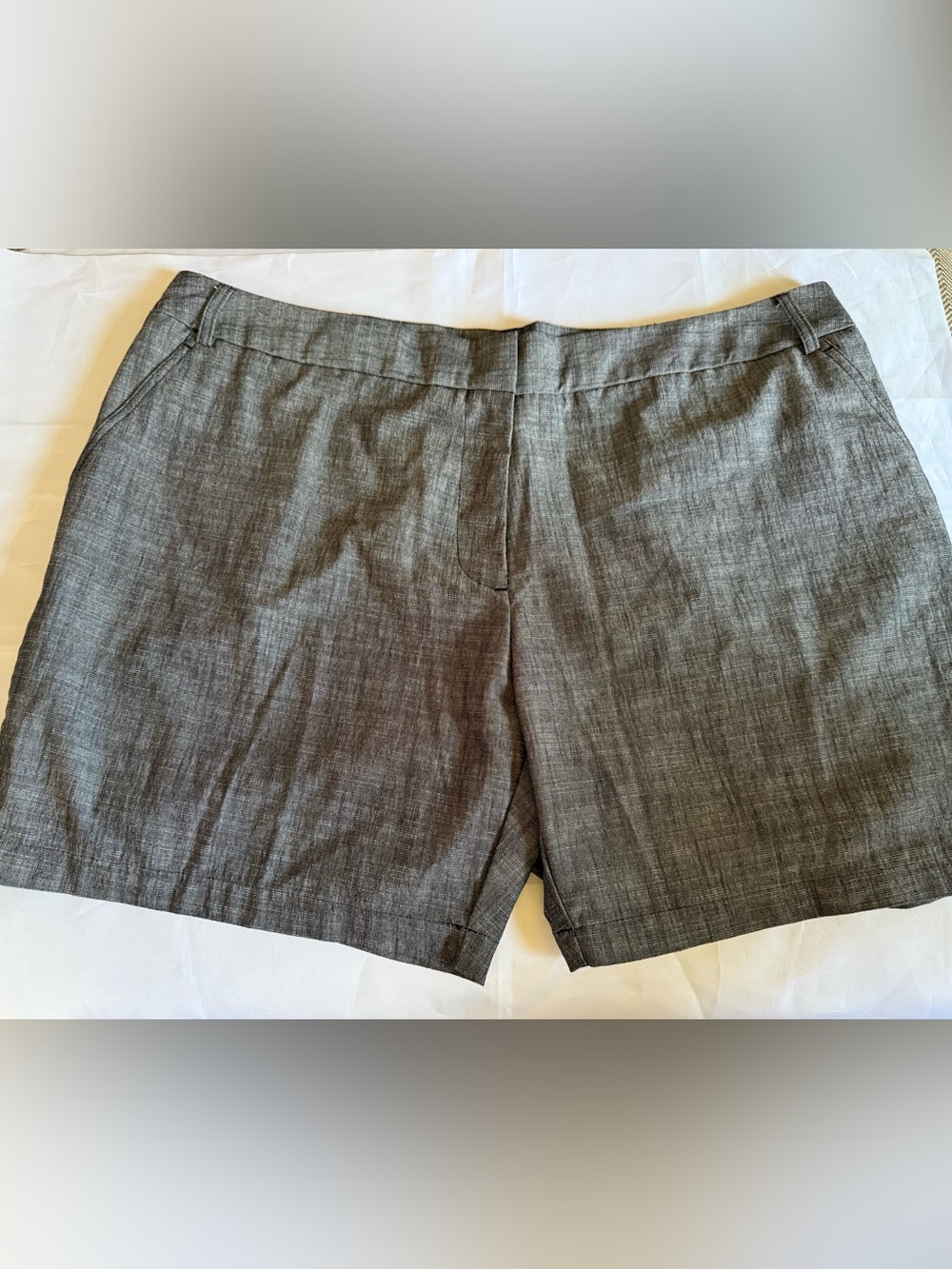 Counterparts Gray Tailored Bermuda Shorts - Size 18W